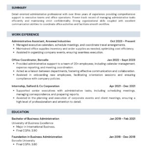 Resume 16